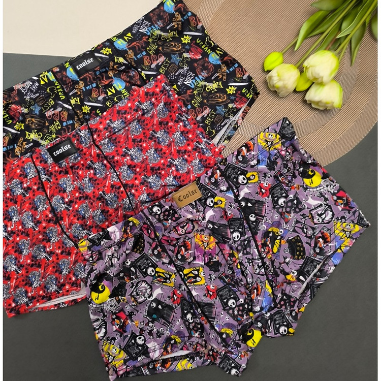 شورت برند کولسی سایز دو ایکس لارج بنفش اسکلت