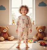 خرید ست لباس راحتی بچگانه آستین بلند با چاپ خر عروسکدار | سایز 35 تا 50 مناسب 1 تا 6 سال