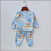 خرید ست لباس راحتی بچگانه آستین بلند با چاپ موش و چتر سایز 35 تا 50 مناسب 1تا 6 سال