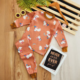 خرید بلوز و شلوار نرمالو | پنبه داخل کرکدار وارداتی گوانگجو | طرح بامبو مناسب 3 تا 6 سالگی