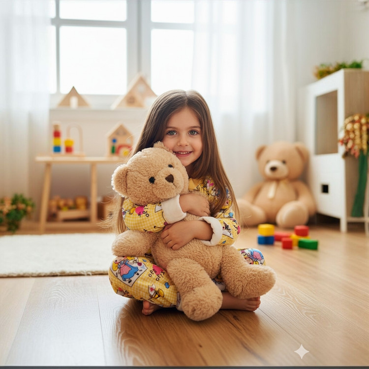 خرید بلوز و شلوار نرمالو | پنبه داخل کرکدار وارداتی گوانگجو | طرح پرنسس مناسب 3 تا 6 سالگی