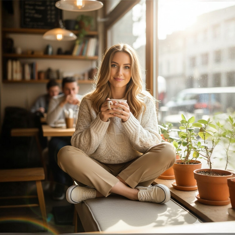 خرید بافت زنانه برند American Holic ژاپن اورجینال | فری سایز و گرم بالا