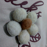 خرید ست بلوز دورس گل برجسته و شلوار جاگر کتان | ست اسپرت دخترانه مناسب سایز 35 تا 45