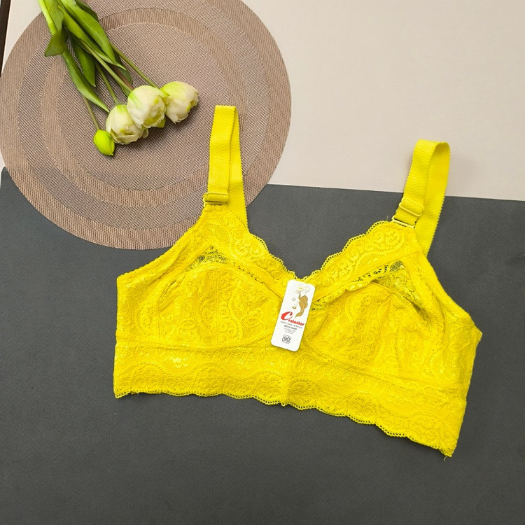 خرید سوتین کش پهن زرد