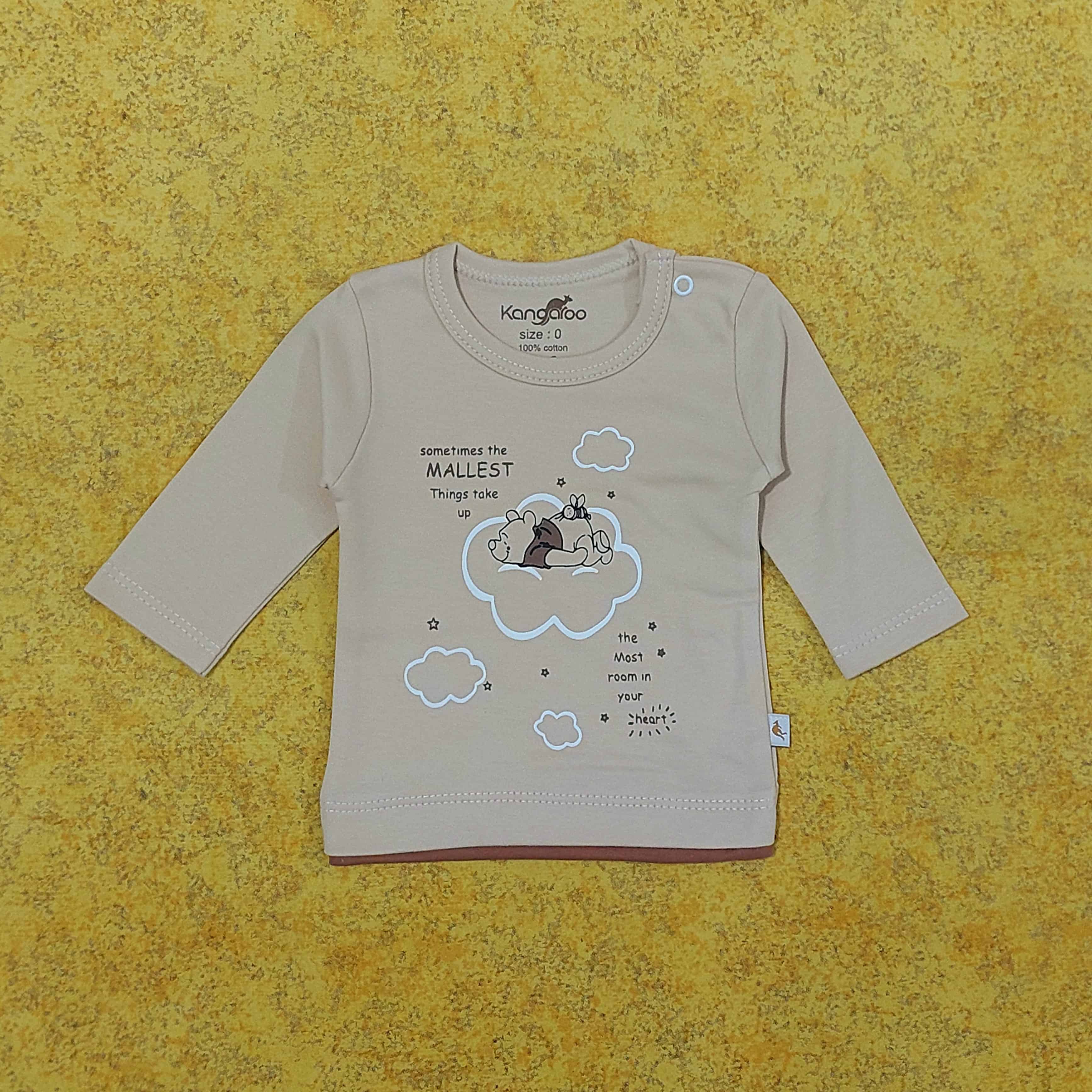 خرید لباس سرویس تکه باز نوزادی پارچه پنبه طرح پو | لباس نوزاد از بدو تولد تا ۱ سال