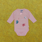 خرید لباس سرویس تکه باز نوزادی دخترانه پنبه طرح گل و پروانه | لباس نوزاد بدو تولد تا ۱ سال