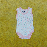 خرید لباس سرویس تکه باز نوزادی دخترانه پنبه طرح گل و پروانه | لباس نوزاد بدو تولد تا ۱ سال