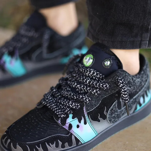 خریدکتونی مردانه نایک ایر جردن LOW اسپایدر مشکی