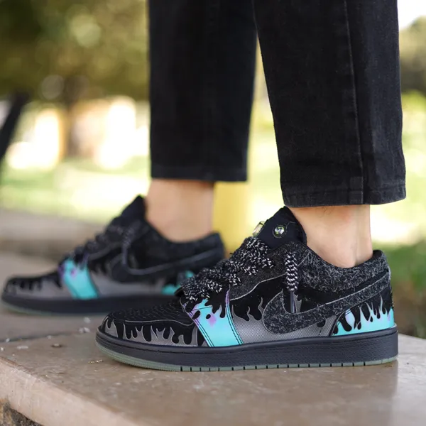 کتونی مردانه نایک ایر جردن LOW اسپایدر مشکی