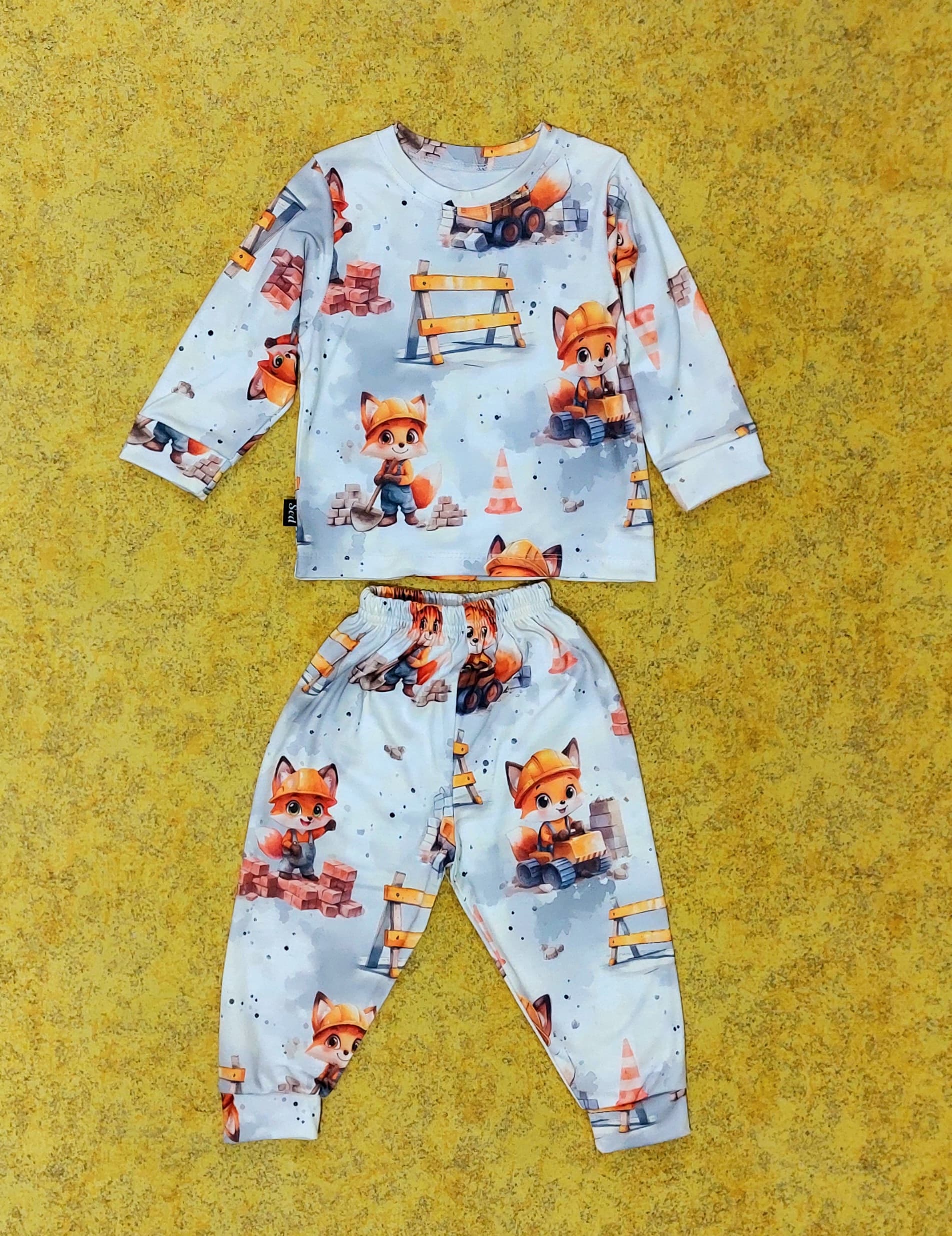 خرید لباس راحتی یونیسکس بچگانه چاپ روباه سایزبندی 35 تا 50 مناسب برای کودکان 1 تا 6 سالگی