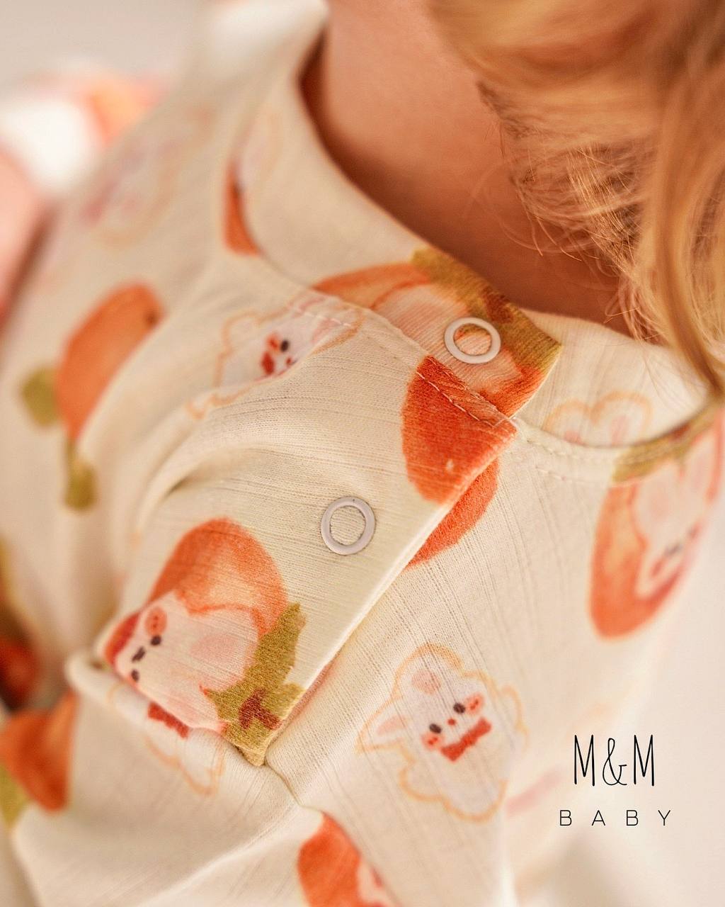 خرید لباس راحتی بچگانه پنبه طرح خرمالو | سایزبندی 6 ماه تا 4 سالگی | فروشگاه پوشاک بیبی ست