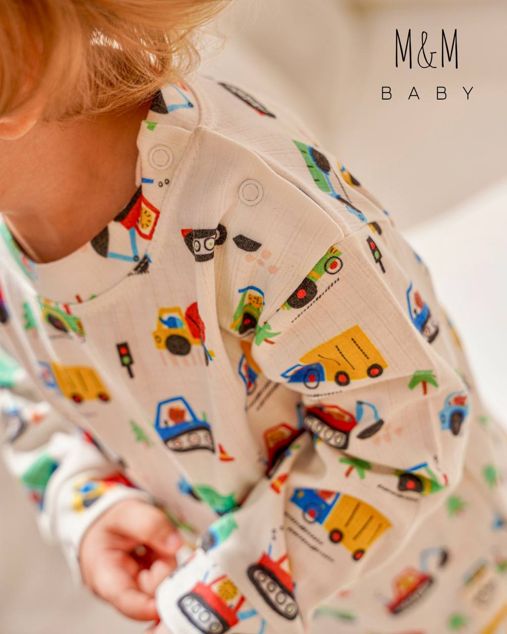 خرید لباس راحتی بچگانه پنبه طرح ماشین | سایزبندی 6 ماه تا 4 سالگی | فروشگاه پوشاک بیبی ست
