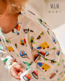 خرید لباس راحتی بچگانه پنبه طرح ماشین | سایزبندی 6 ماه تا 4 سالگی | فروشگاه پوشاک بیبی ست