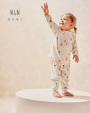 خرید لباس راحتی بچگانه پنبه طرح آدم برفی | سایزبندی 6 ماه تا 4 سالگی | فروشگاه پوشاک بیبی ست