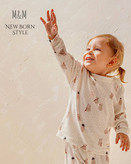 خرید لباس راحتی بچگانه پنبه طرح آدم برفی | سایزبندی 6 ماه تا 4 سالگی | فروشگاه پوشاک بیبی ست