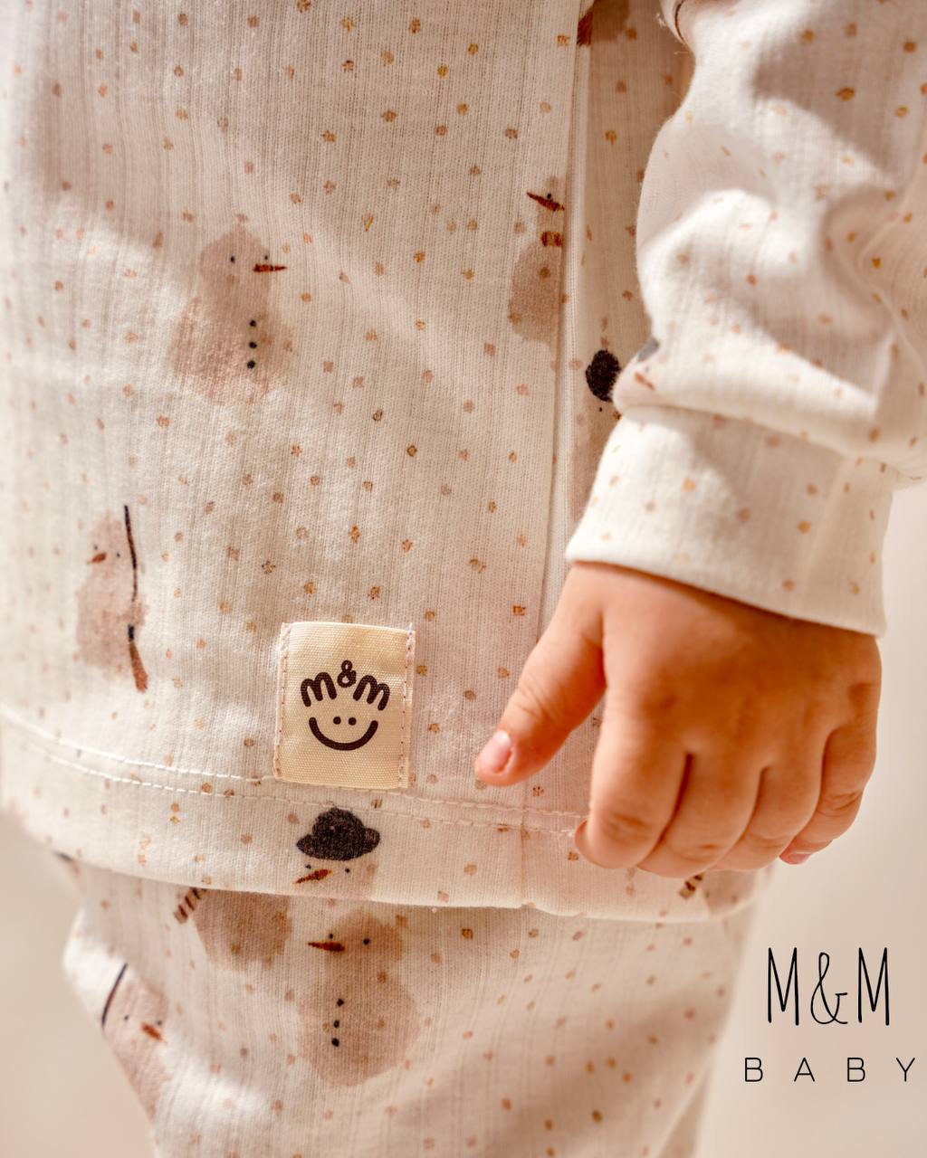 خرید لباس راحتی بچگانه پنبه طرح آدم برفی | سایزبندی 6 ماه تا 4 سالگی | فروشگاه پوشاک بیبی ست