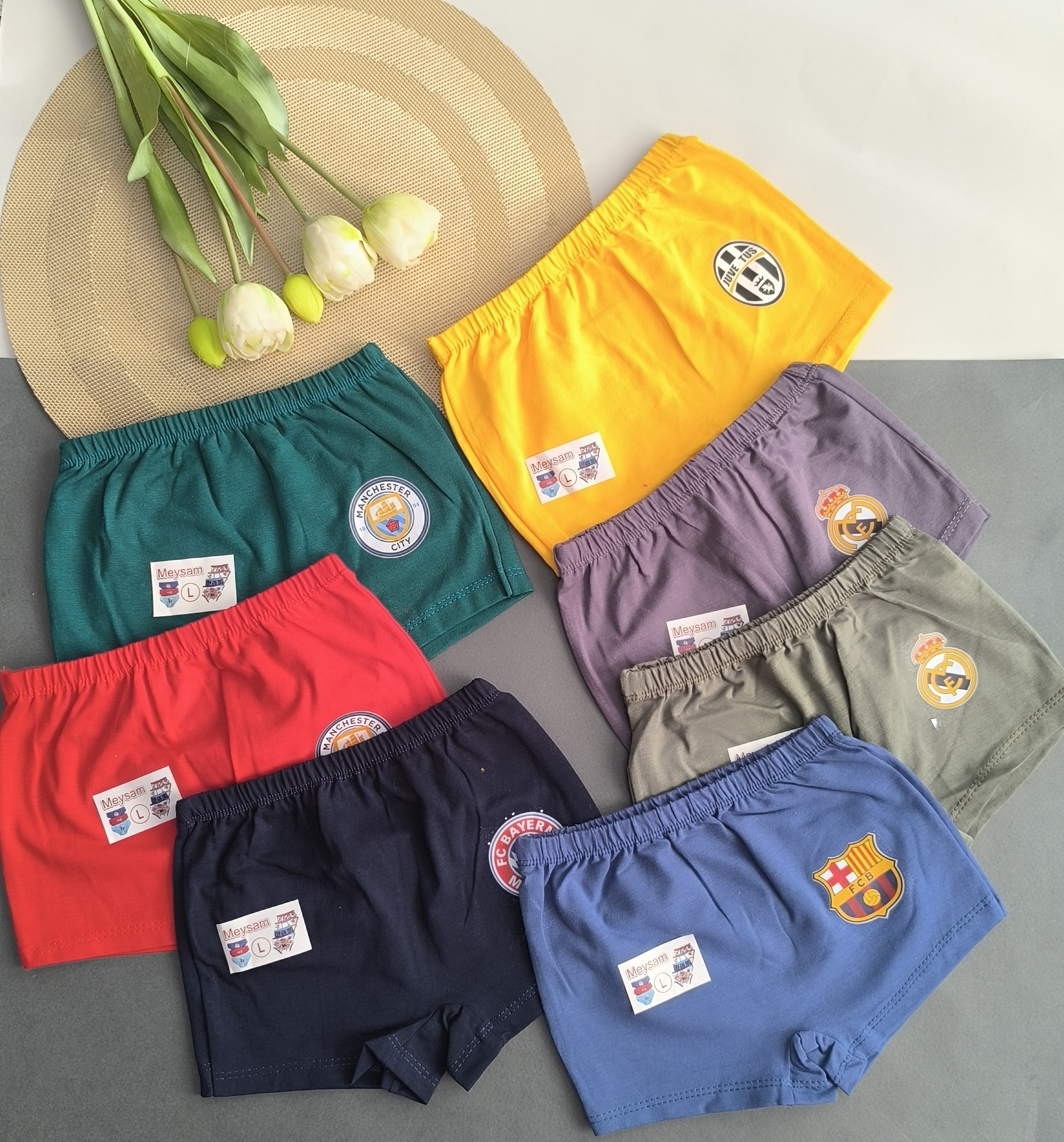 شورت پسرانه پادار نخی