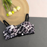 سوتین اسفنجی نیم جک لیزری پلنگی سایز 80 تا 95