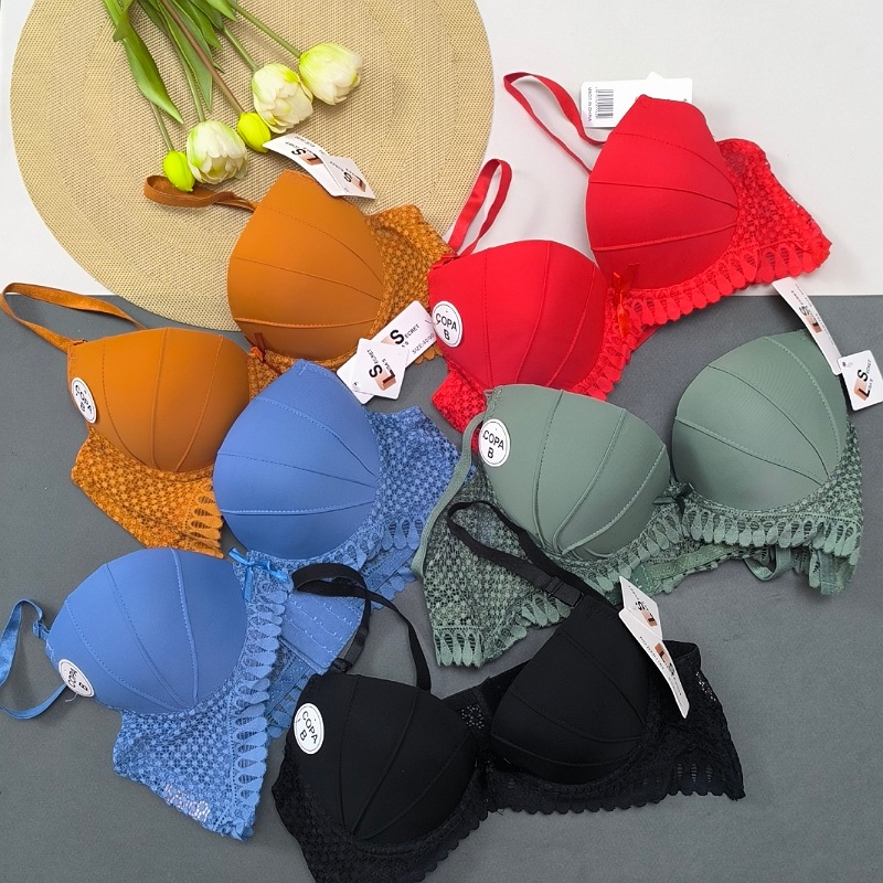 سوتین اسفنجی فنردار دخترانه ماساژوری 