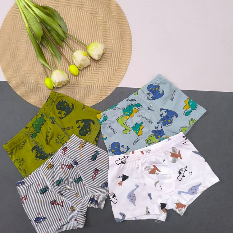 شورت نخی وارداتی پسرانه در 4 طرح زیبا