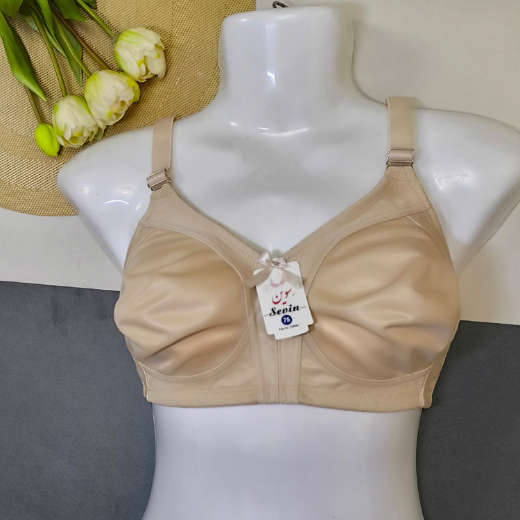 سوتین پرلون بدون فنر کرم