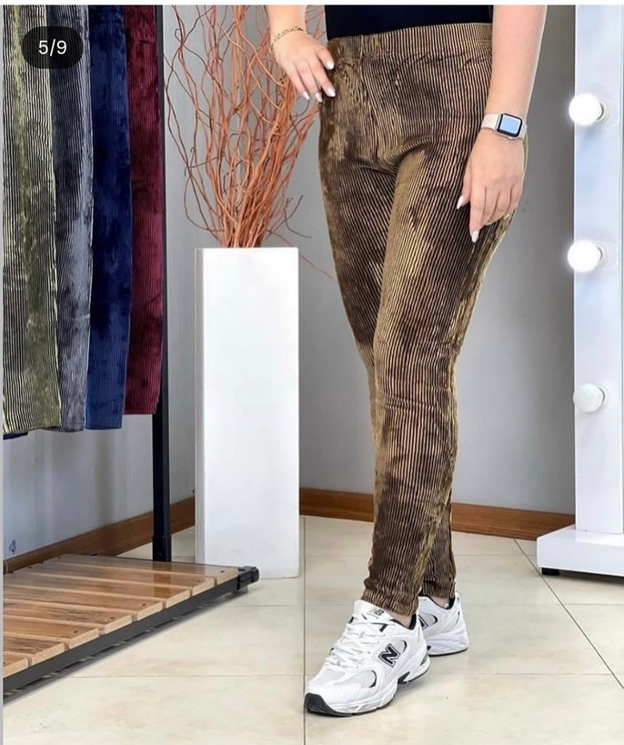 شلوار مخمل کبریتی سایز۳۸تا۴۶قهوه ای