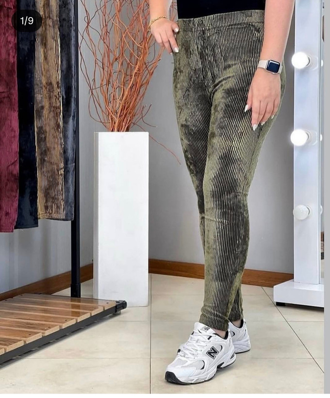 شلوار مخمل کبریتی ۳۸تا۴۶سبز