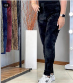 شلوار مخمل کبریتی مشکی