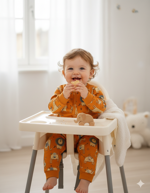 خرید سرهمی نوزادی پنبه طرح چاپدار شیر سایزبندی 0 تا 24 ماهگی تماما دکمه دار