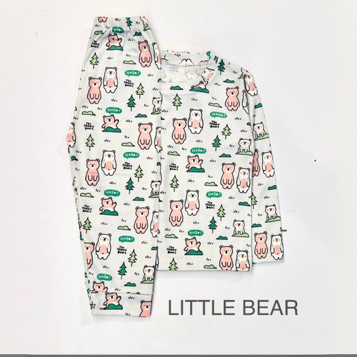 خرید آنلاین ست راحتی بچگانه طرح خرس شاد سایزبندی 35 تا 45 مناسب سنین 1 تا 4 سالگی / فروشگاه بی بی ست