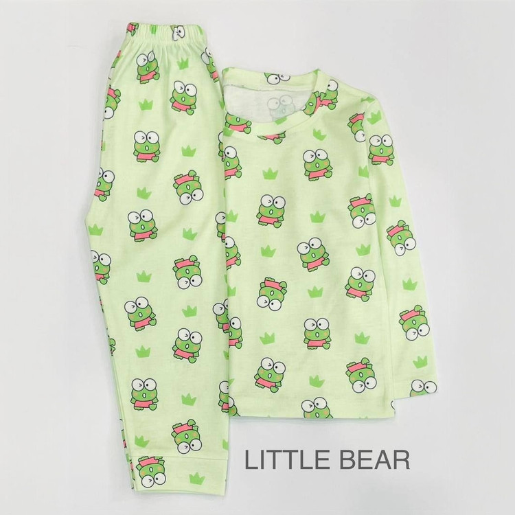 خرید آنلاین ست راحتی بچگانه طرح قورباغه سایز 35 تا 45 مناسب سنین 1 تا 4 سال / فروشگاه بی بی ست