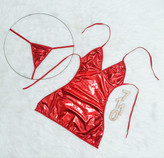 لباس خواب گردنی پشت بندی براق