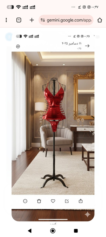 لباس خواب گردنی پشت بندی براق