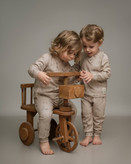 خرید آنلاین ست لباس راحتی بچگانه پنبه طرح بلوط| سایز 6 ماه تا 4 سالگی | فروشگاه پوشاک بیبی ست