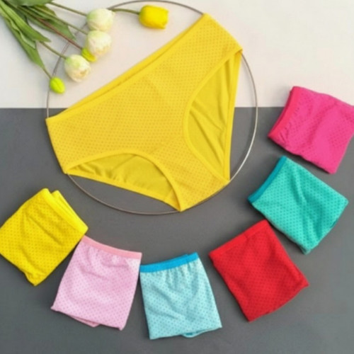 شورت اسلیپ زنانه خالدار سایز دو ایکس لارج