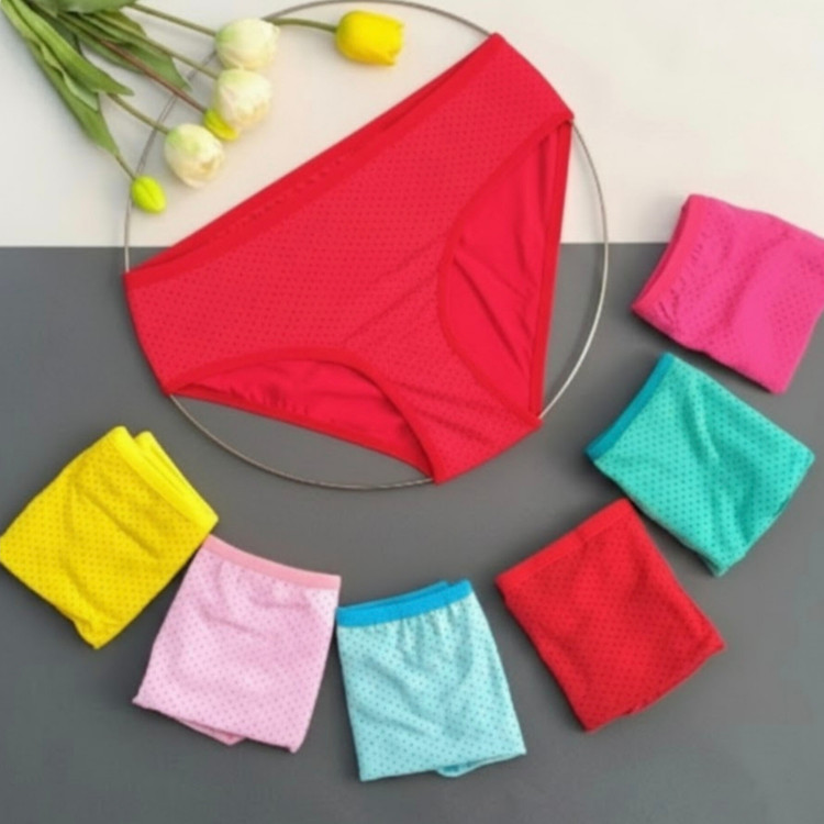 شورت نخی زنانهخالدار سایز 2ایکس لارجقرمز