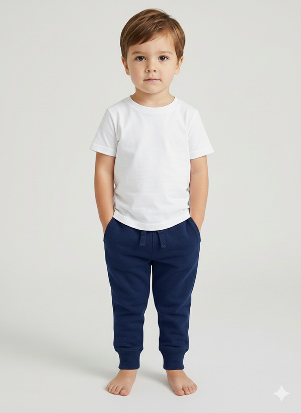 شلوار اسلش بچگانه جنس نخی با سایز 2 تا 10 سال | رنگ سورمهای شیک | پارچه خنک و قابل تنفس | مناسب مهدکودک و مهمانی - ارسال سریع پستی به تمام نقاط کشور