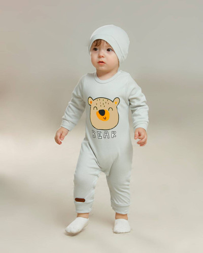 خرید سرهمی کلاهدار نوزاد تا ۱ سال | پنبه خالص | طرحهای متنوع | فروشگاه اینترنتی