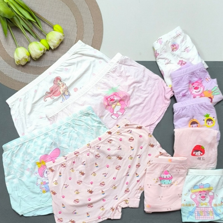 شورت پادار دخترانه نخی