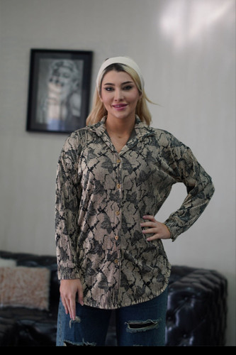 شومیز پلیسه طرحدار