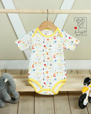 لباس سرویس باز نوزادی پنبه طرح فیل | ست نوزادی نرم و ضدحساسیت تا یکسال