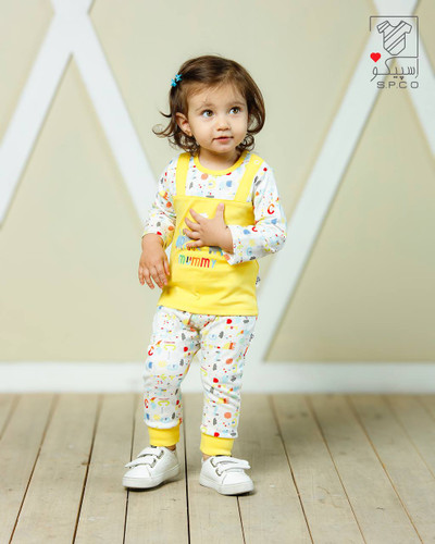 لباس سرویس باز نوزادی پنبه طرح فیل | ست نوزادی نرم و ضدحساسیت تا یکسال