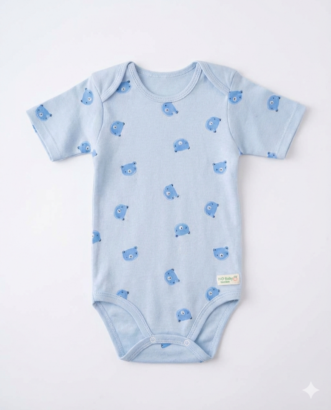 سرویس تکهای نوزادی پسرانه پنبه طرح آرتا برند اسپیکو | ست نوزادی نرم و ضدحساسیت تا یکسال