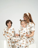 خرید بلوز و شلوار بچگونه جنس پنبه چاپ روباه و راکون سایزبندی 35 تا 60 مناسب 1.5 تا 8 سالگی