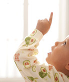 خرید آنلاین ست لباس راحتی بچگانه پنبه طرح آووکادو | سایز 6 ماه تا 4 سالگی | فروشگاه بیبی ست