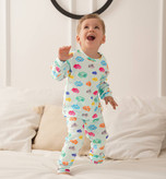 خرید ست لباس راحتی بچگانه پنبه طرح ابرهای رنگی | سایز 6 ماه تا 4 سالگی | فروشگاه بیبی ست