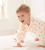 خرید ست لباس راحتی بچگانه پنبه طرح شاخه گل | سایز 6 ماه تا 4 سالگی | فروشگاه بیبی ست