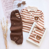 خرید ست بلوز شلوار پسرانه مجلسی برونو | مناسب 1 تا 4 سال | بی بی ست