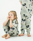 خرید لباس راحتی مادر و کودک جنس پنبه چاپ میکی مناسب سنین 1.5 تا 8 سال و سایز free مناسب 36 تا 48