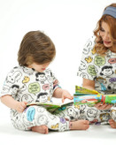 خرید لباس راحتی مادر و کودک جنس پنبه چاپ اسنوپی مناسب سنین 1.5 تا 8 سال و سایز free مناسب 36 تا 48